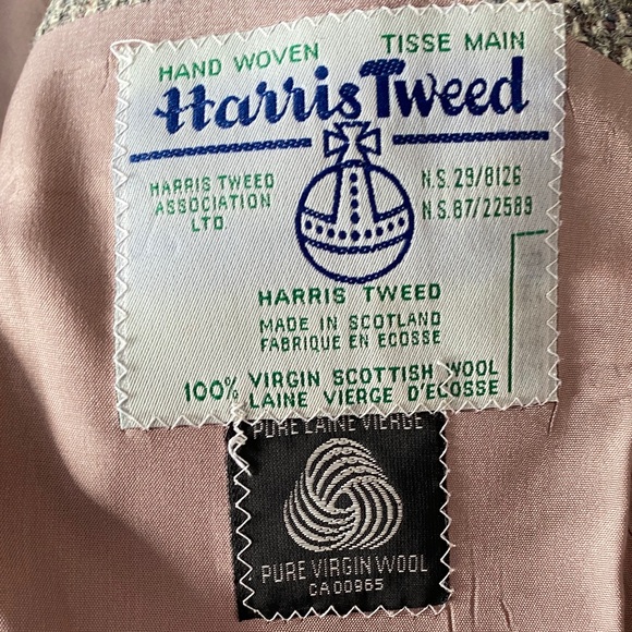 Vintage Harris Tweed Wool Blazer Men’s suit jacket Grandpacore old money - Picture 2 of 16